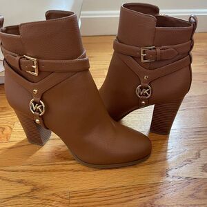 New Michael Leather Brown Boots